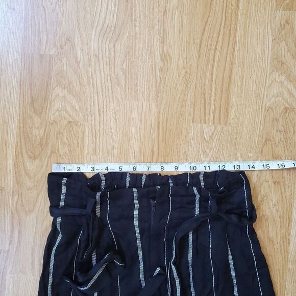 Ten Sixty Sherman Paperbag Tie Waist Pants - size Small in Black - Picture 10 of 15